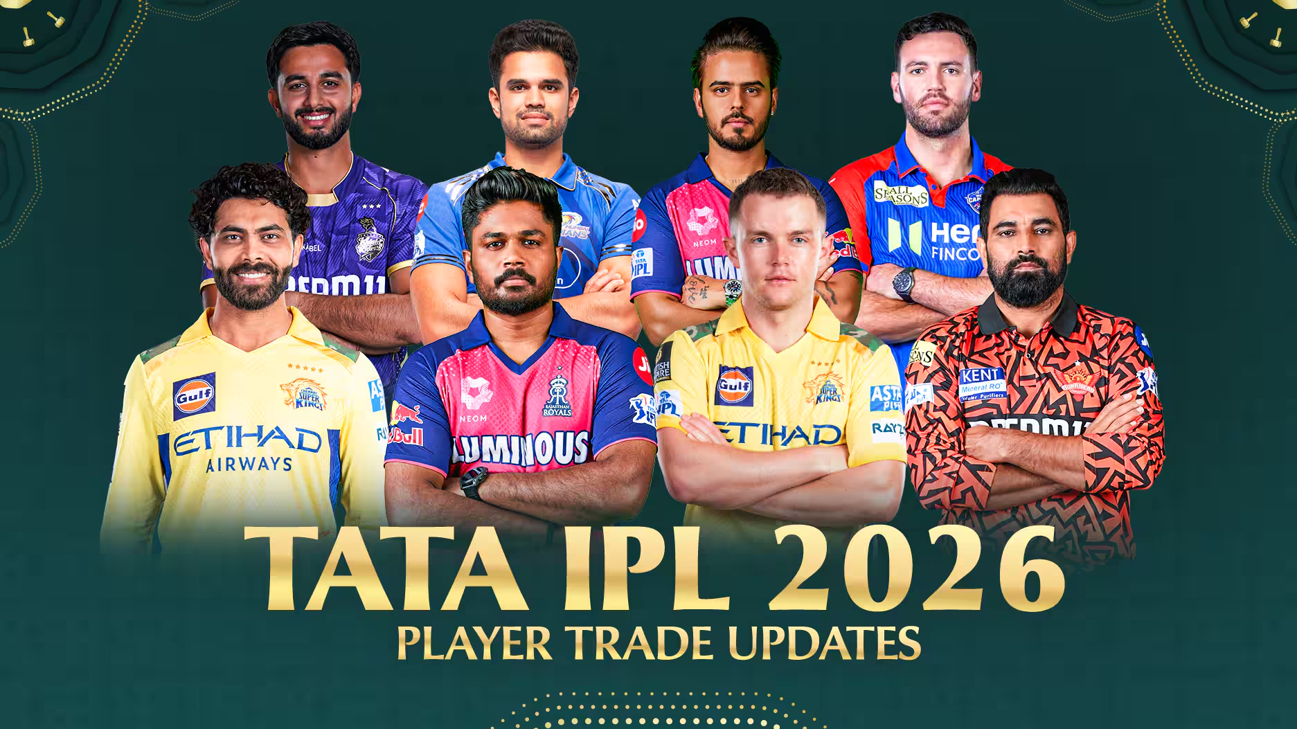 IPL 2026 all teams and captains - NCREXCH